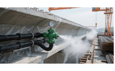 Mass Concrete Curing Cooling for Bridge Construction Mass Concrete Curing Cooling for Bridge Construction