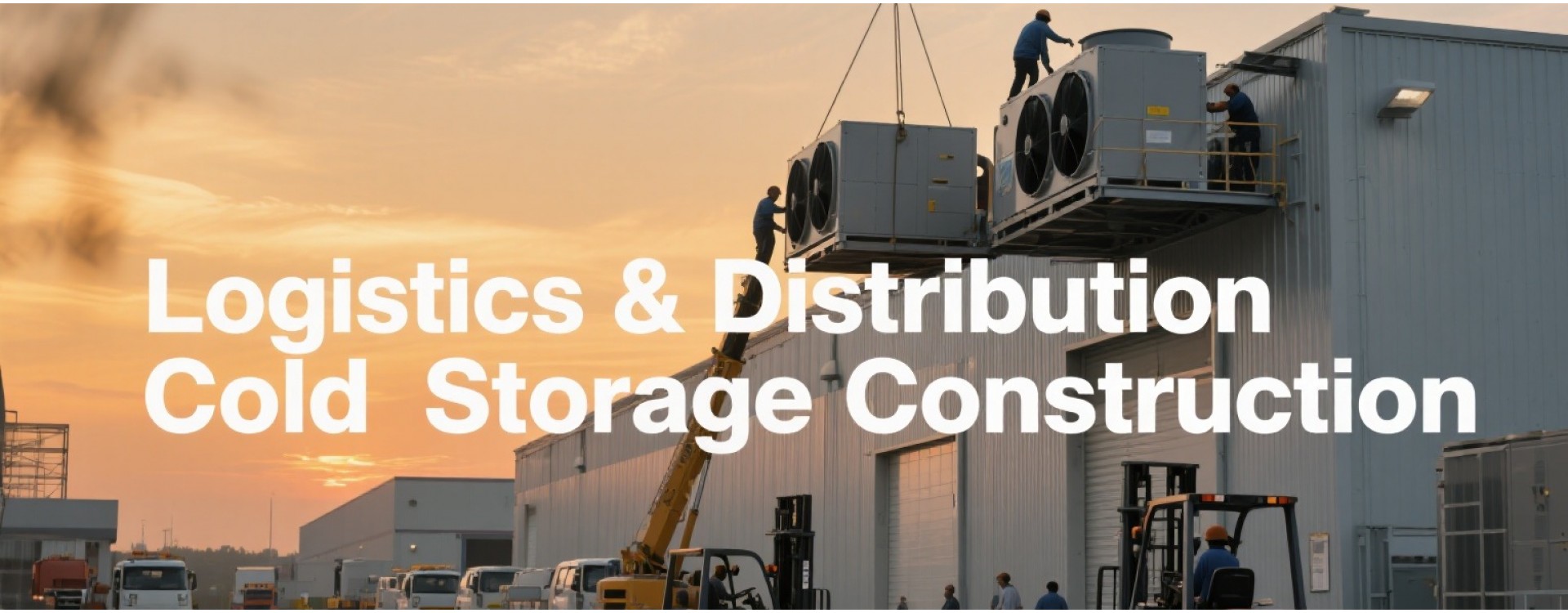 Logistics & Distribution Cold Storage Construction Banner Image 1